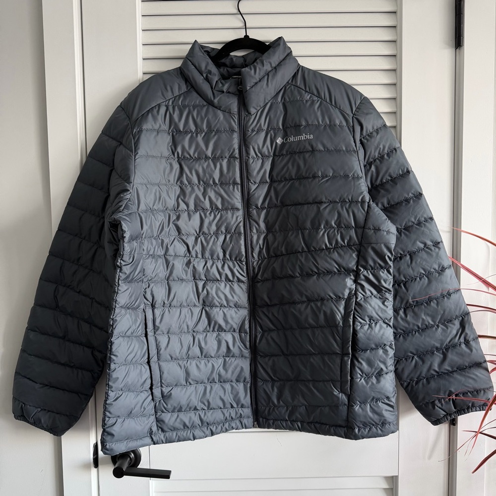 Columbia Men's Charcoal Puffer Jacket